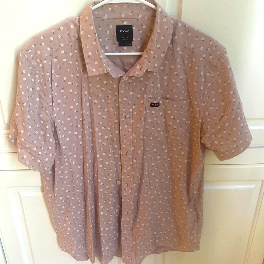 Men’s RVCA Shirt- Large- Worn Once.